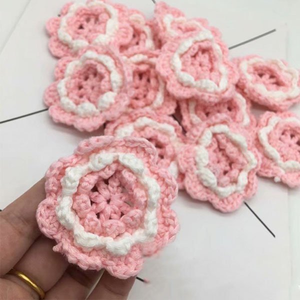 Handmade, handmade yarn DIY flower