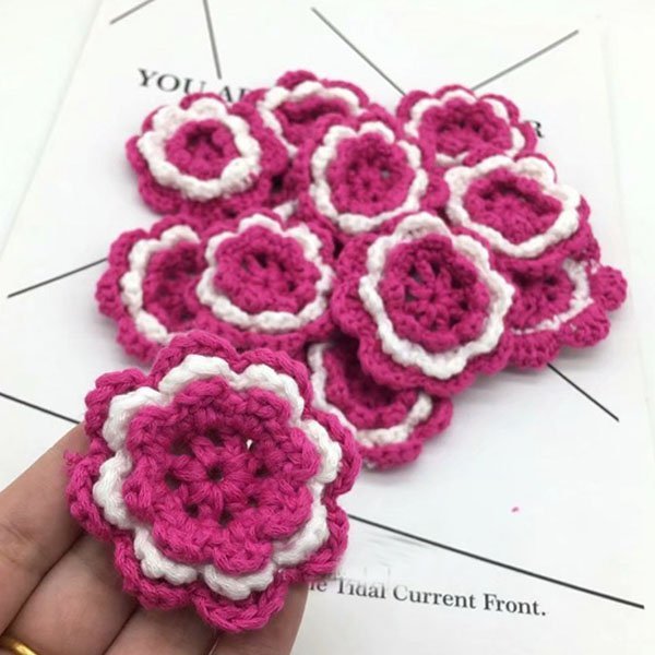 Handmade, handmade yarn DIY flower