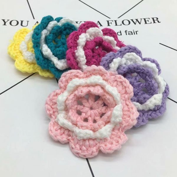 Handmade, handmade yarn DIY flower