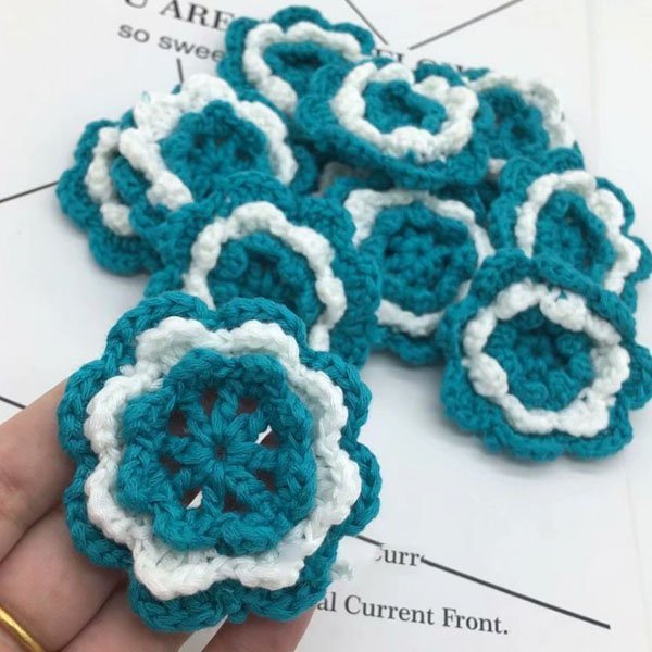 Handmade, handmade yarn DIY flower