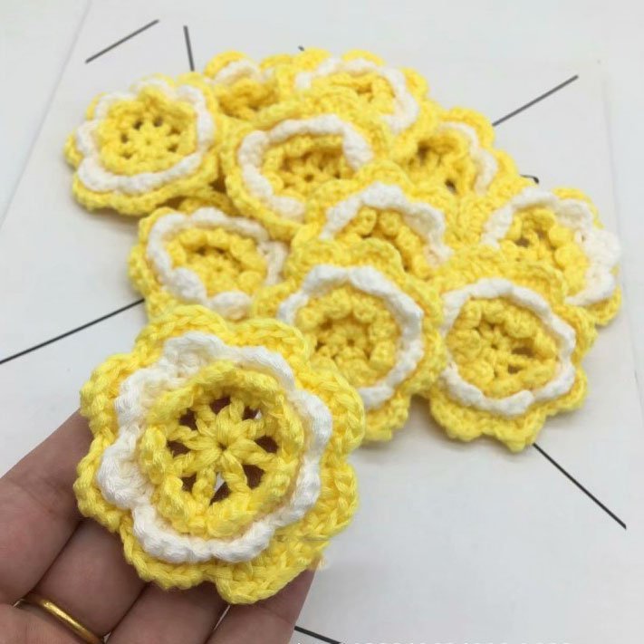 Handmade, handmade yarn DIY flower