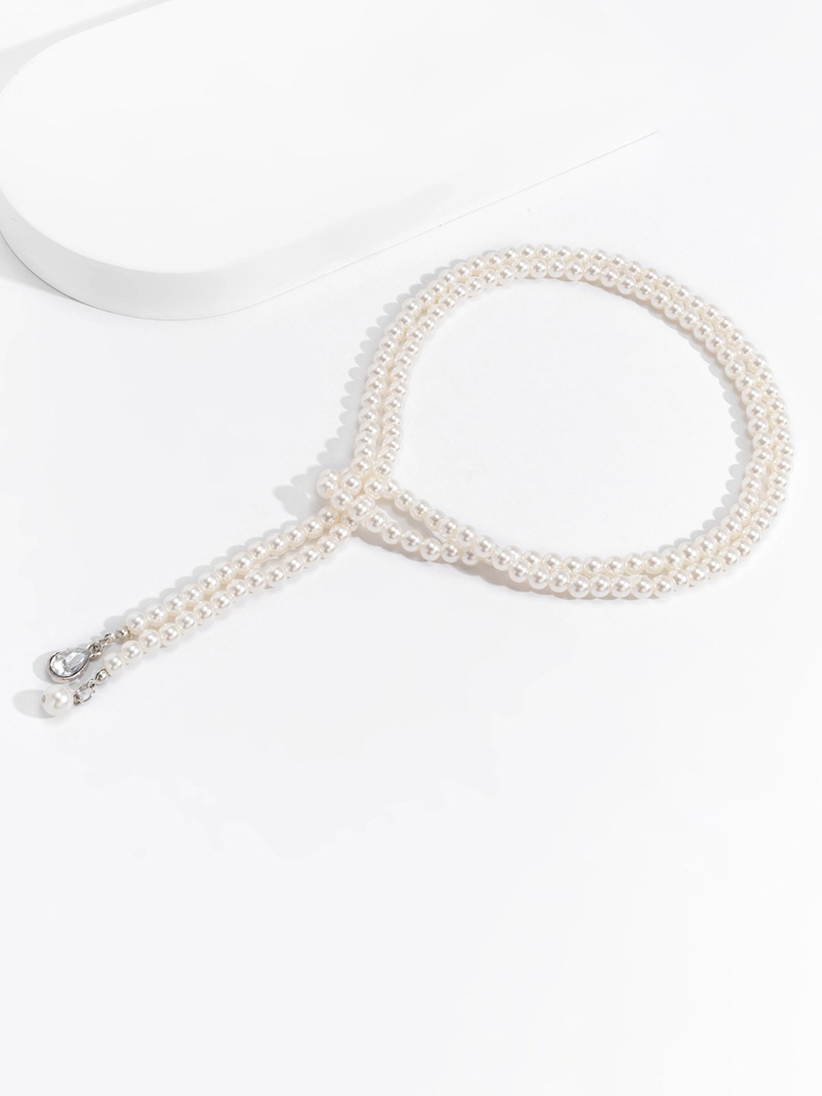 Vintage Trend Pearl Tassel Necklace