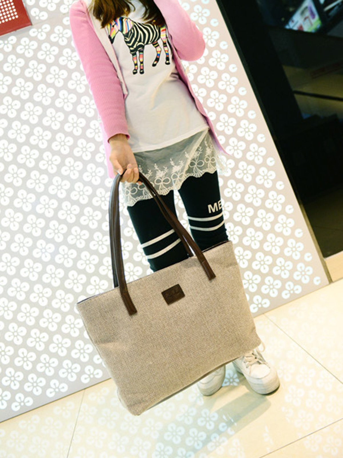 Mostata Women Casual Elegant Large Capacity Handbags Leisure Shoulder Bag