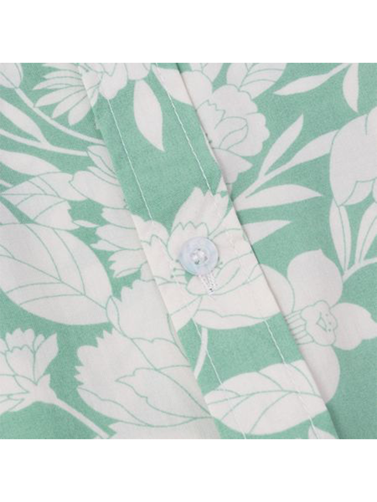 Cotton Linen Botanical Floral Print Lapel Cozy Linen Shirt