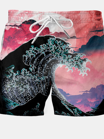 Ocean Graphics Men's Beach Shorts