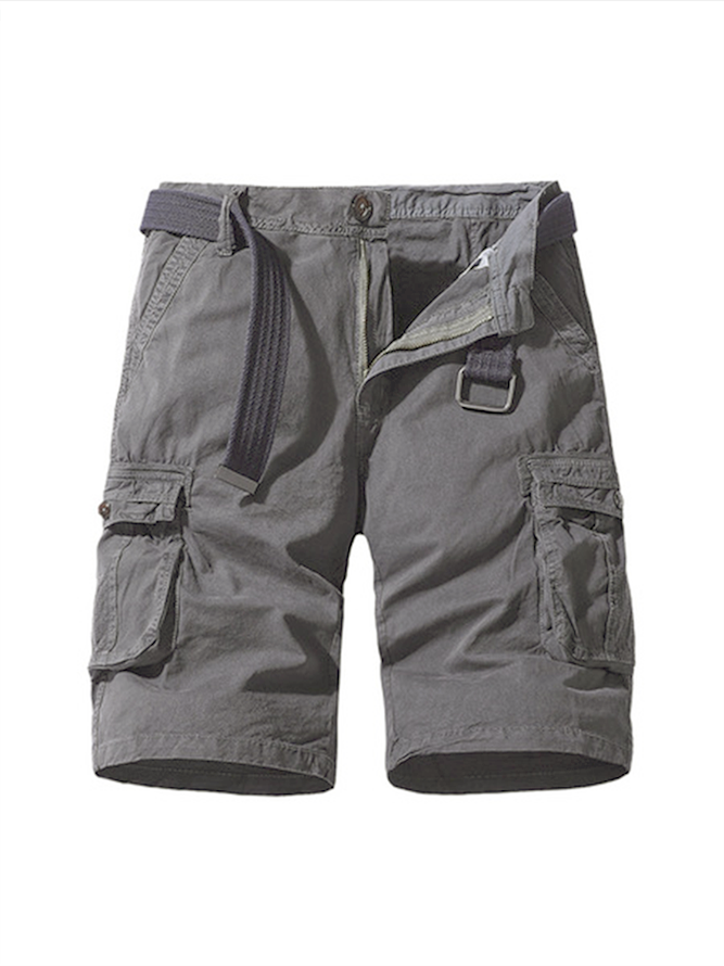 Multi-pocket Workwear Casual Cotton Cropped Shorts test