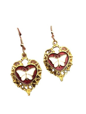 Halloween Vintage Punk Butterfly Earrings