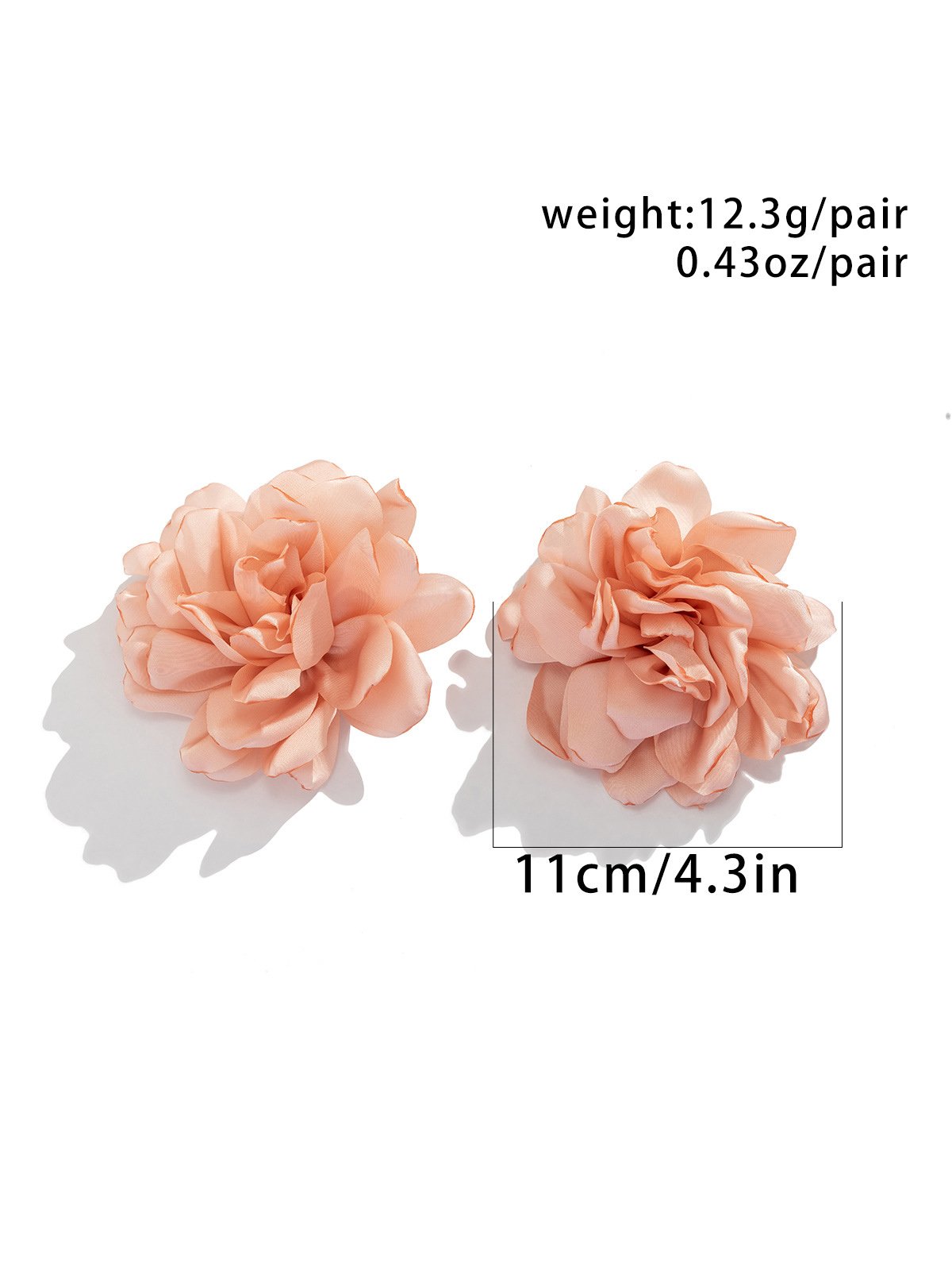 Banquet Party 3D Flower Earrings Music Festival Holiday Female Jewelry