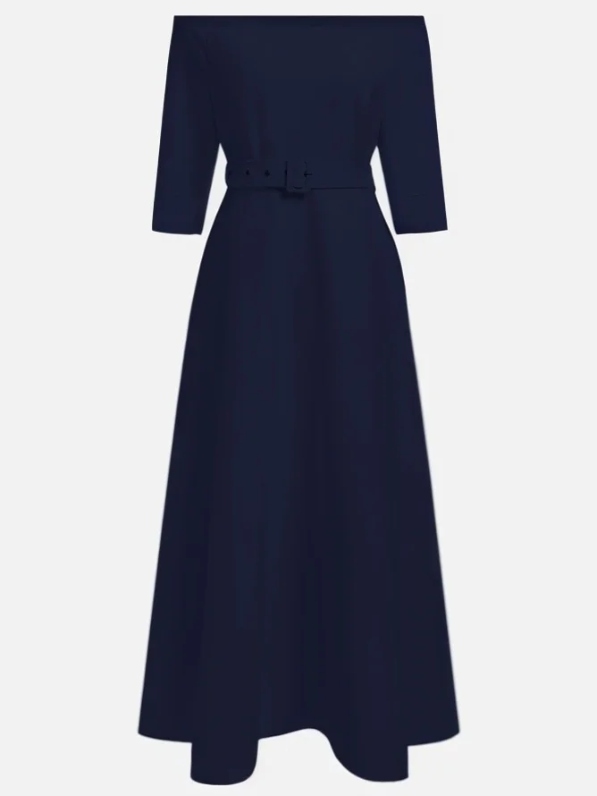 Morden Off The Shoulder Dress With No