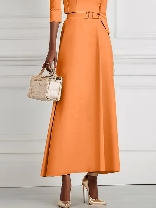 Morden Off The Shoulder Dress With No