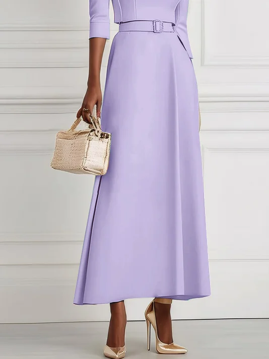 Morden Off The Shoulder Dress With No