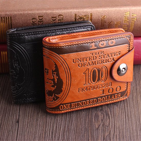 Mostata Men Vintage Embossed Horizontal Wallet Card Holder Purse