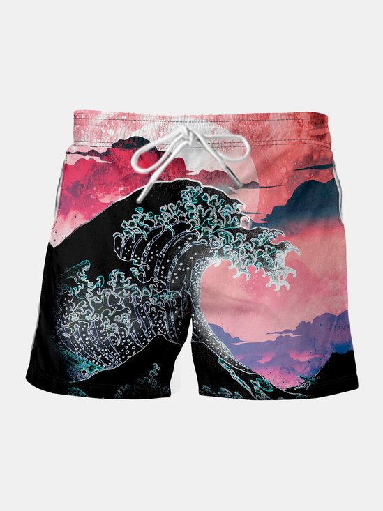 Ocean Graphics Men's Beach Shorts