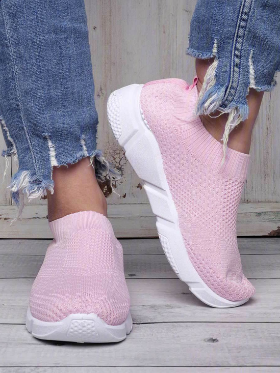 Mostata women's stretch fabric Breathable sneakers