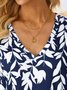 V Neck Casual Loose Jersey T-Shirt