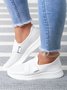 Rhinestone Flyknit Breathable Upper Sneakers