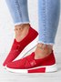 Rhinestone Flyknit Breathable Upper Sneakers