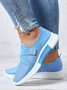 Rhinestone Flyknit Breathable Upper Sneakers