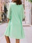 Elegant Plain Lace Stitching Vest Knitted Dress & Cardigan Two-piece Set