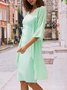 Elegant Plain Lace Stitching Vest Knitted Dress & Cardigan Two-piece Set