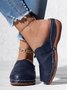 Knotted Cutout Vintage Mules