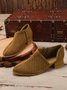 Mostata Women’s Fall Detailed Open Side Flat Shoes