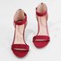 Mostata Women Middle Heel Sandal leopard Ankle Strap Shoes