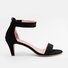 Mostata Women Middle Heel Sandal leopard Ankle Strap Shoes