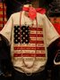 Creamy White Jersey Printed Vintage T-shirt