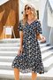 Vacation Regular Fit Short Sleeve Woven Dress