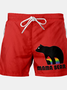 Mama Bear Men's Beach Shorts