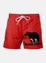 Mama Bear Men's Beach Shorts