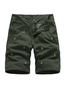 Casual Style Men's Straight Washed Golf Embroidered Cropped Pants