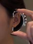 Zircon Pearl Diamond Ear Cuff