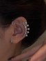 Zircon Pearl Diamond Ear Cuff
