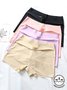 Women's Ice Silk Seamless Boxer Brief Anti-Smudge Underwear Summer