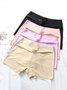 Women's Ice Silk Seamless Boxer Brief Anti-Smudge Underwear Summer