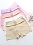 Women's Ice Silk Seamless Boxer Brief Anti-Smudge Underwear Summer