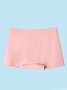 Women's Ice Silk Seamless Boxer Brief Anti-Smudge Underwear Summer