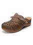 Knotted Cutout Vintage Mules