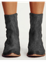 Split Joint Suede Winter Flat Heel Boots