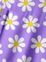 Floral Chest Pocket Short Sleeve Hawaiian Shirt