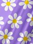 Floral Chest Pocket Short Sleeve Hawaiian Shirt