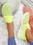 Rhinestone Flyknit Breathable Upper Sneakers