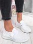 Rhinestone Flyknit Breathable Upper Sneakers