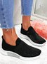 Rhinestone Flyknit Breathable Upper Sneakers