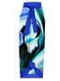 Printing Square Neck Abstract Vacation One Piece With Cover Up