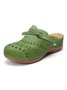 Knotted Cutout Vintage Mules