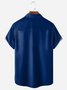 Flamingo Chest Pocket Short Sleeve Bowling Shirt