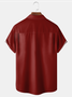 Rooster Chest Pocket Short Sleeve Bowling Shirt